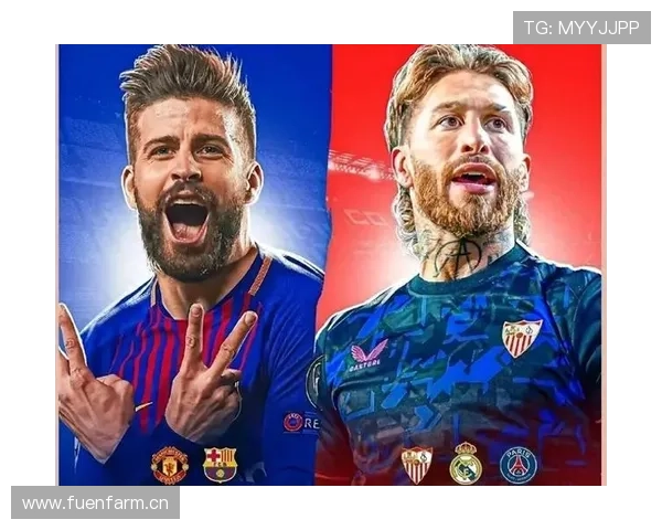 皮克与拉莫斯在高位逼抢下防线覆盖出现分散趋势