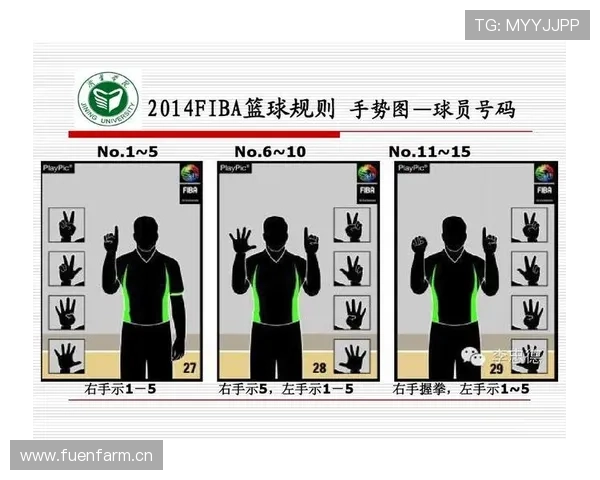 篮球裁判手势讲解：看懂判罚的关键手势信号